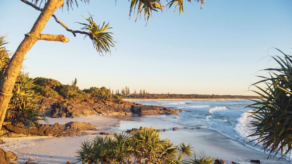 Surfing at Cabarita Beach, Northern Rivers